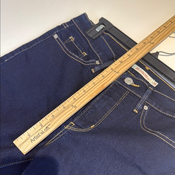 Levi's Blue 311 Shaping Skinny Jeans Classic Fit Size 29 - Picture 5 of 8